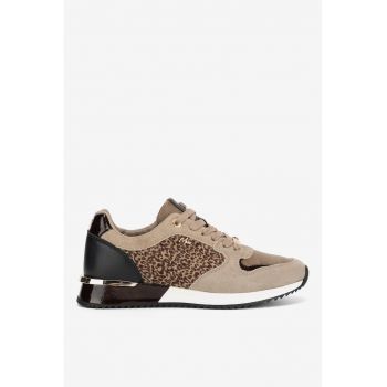 Pantofi dama  5905588923367 - Piele intoarsa - Bej