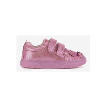 Pantofi fete  5903698176192 - Piele nabuc - Roz