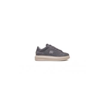Pantofi sport barbati  305061614 - Piele naturala - 46 EU - Gri