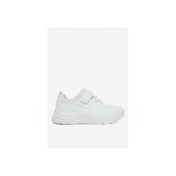 Pantofi sport fete  Piele ecologica - Alb