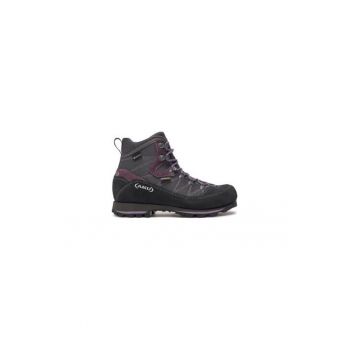 Bocanci trekking dama  304276019 - Piele naturala - Gri