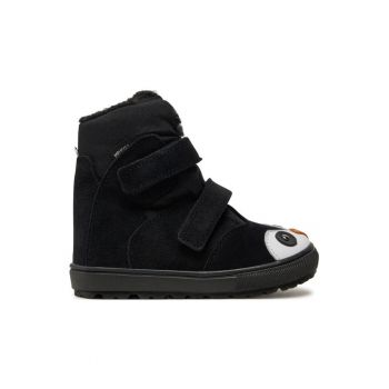 Cizme baieti  304294327 - Piele naturala - Negru