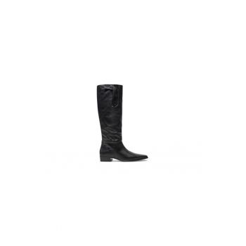 Cizme dama  304622397 - Piele naturala - Negru