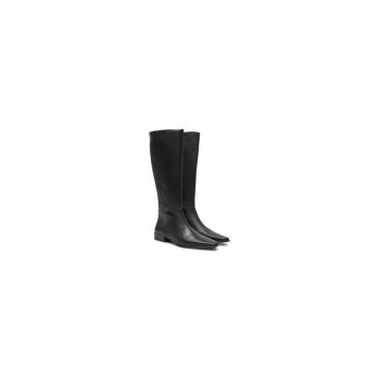 Cizme dama  304622670 - Piele naturala - Negru