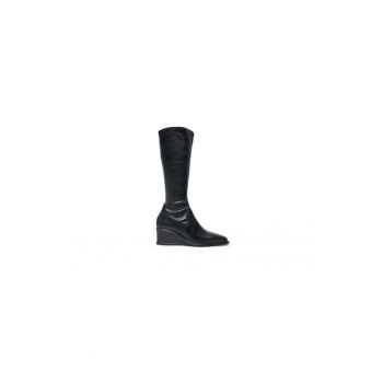 Cizme dama  304622793 - Piele naturala - 37 EU - Negru