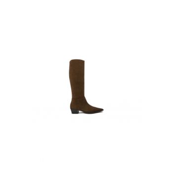 Cizme dama  304622977 - Piele naturala - Maro