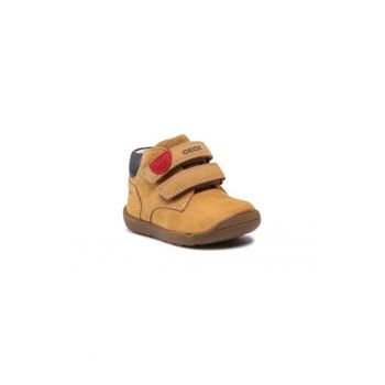 Ghete baieti  208495516 - Piele naturala - 18 EU - Maro