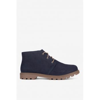 Ghete barbati  5905588989912 - Piele naturala - Albastru