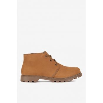 Ghete barbati  5905588989929 - Piele nabuc - Maro