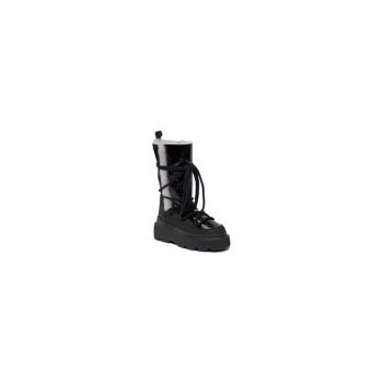 Ghete dama  303124908 - Piele naturala - Negru