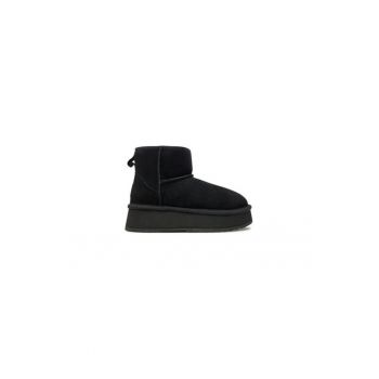 Ghete dama  304215087 - Piele naturala - 40 EU - Negru