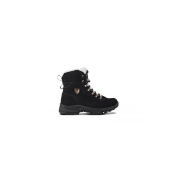Ghete dama  304278976 - Piele naturala - 37 EU - Negru