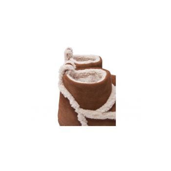 Ghete dama  304362620 - Piele naturala - Maro
