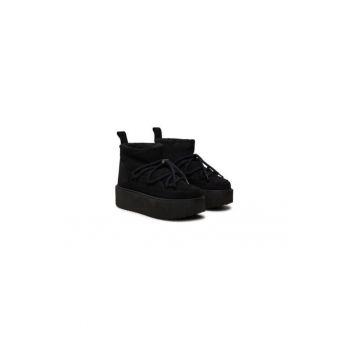 Ghete dama  304363313 - Piele naturala - 41 EU - Negru