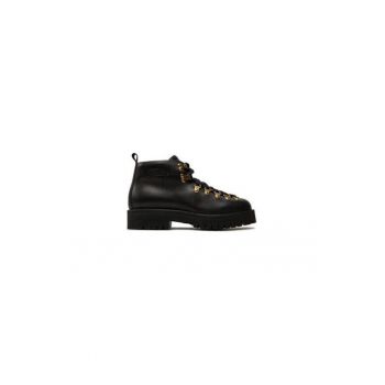 Ghete dama  304422607 - Piele naturala - 37 EU - Negru