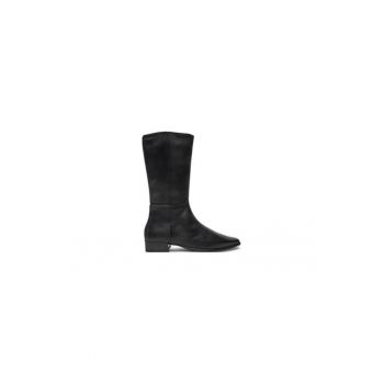 Ghete dama  304622687 - Piele naturala - Negru