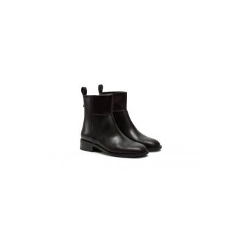 Ghete dama  304622861 - Piele naturala - Maro