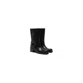 Ghete dama  304624209 - Piele naturala - Negru