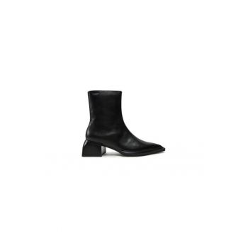 Ghete dama  304624780 - Piele naturala - 36 EU - Negru