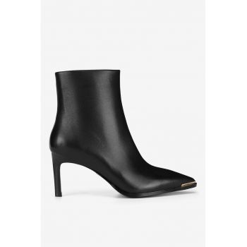 Ghete dama  5905588985006 - Piele naturala - Negru