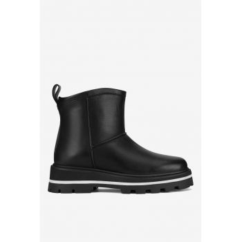 Ghete dama  5905588986478 - Piele naturala - Negru