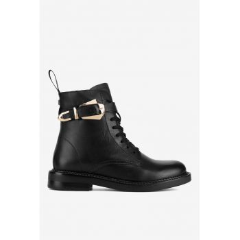 Ghete dama  5905588996736 - Piele naturala - Negru