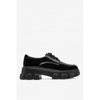 Mocasini Negru - Material Sintetic