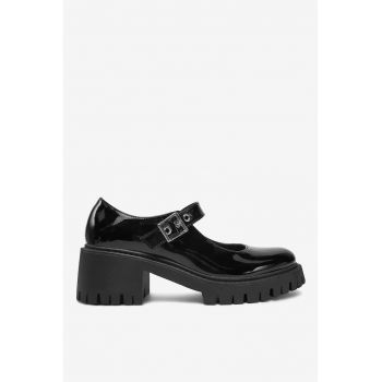 Mocasini  Sintetic - Negru -