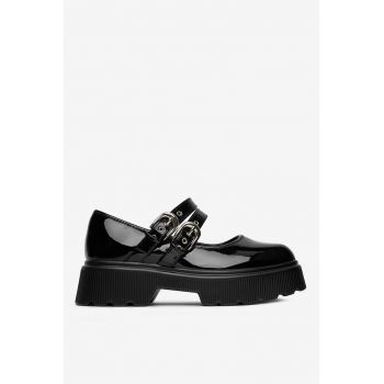 Mocasini  Sintetic - Negru -