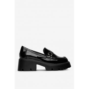 Mocasini Sintetic Negru
