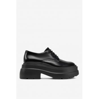 Mocasini  Sintetic - Negru -