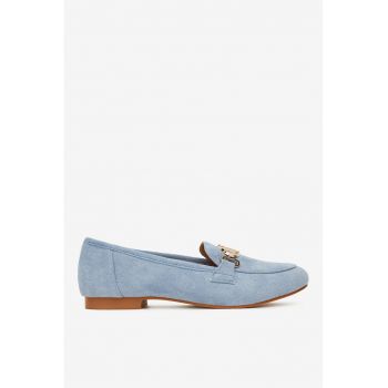 Mocasini  Textil - Albastru