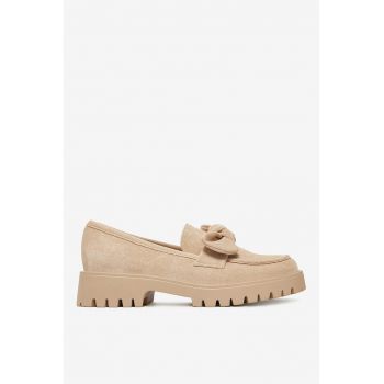 Mocasini  Textil - Bej