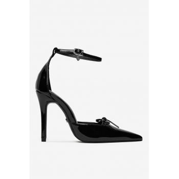 Pantofi Negru Sintetic