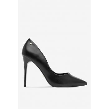 Pantofi  Sintetic - Negru -