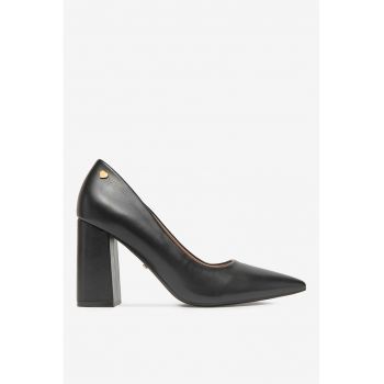 Pantofi  Sintetic - Negru -