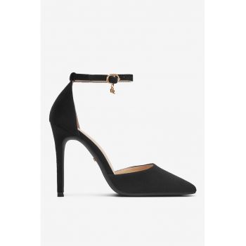 Pantofi  Sintetic - Negru -