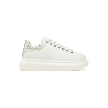 Pantofi sport dama  305063045 - Piele naturala - Alb