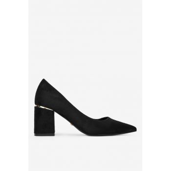 Pantofi  Textil - Negru -