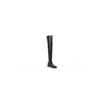 Cizme dama  303259136 - Piele ecologica - Negru