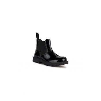 Cizme fete  302557691 - Piele naturala - Negru