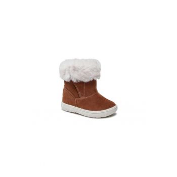 Cizme fete  303231545 - Piele naturala - Maro