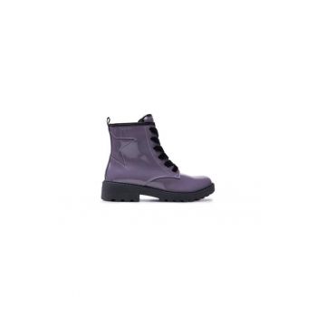 Cizme fete  303950873 - Piele ecologica - Violet