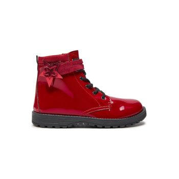 Cizme fete  304326899 - Piele ecologica - Rosu