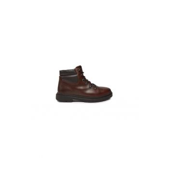 Ghete barbati  304068966 - Piele naturala - Maro