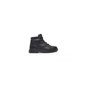 Ghete barbati  304068997 - Piele naturala - Negru