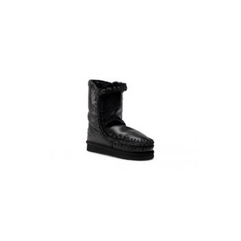 Ghete dama  207807907 - Piele naturala - 37 EU - Negru