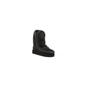 Ghete dama  301542117 - Piele naturala - 35 EU - Negru