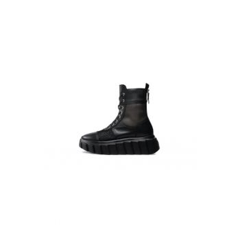 Ghete dama  302111626 - Piele naturala - 37 EU - Negru
