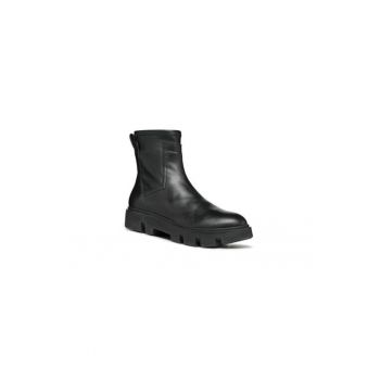 Ghete dama  302498079 - Piele naturala - 35 EU - Negru